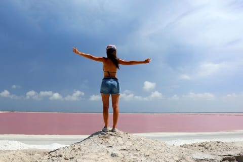 Las Coloradas Amazing Pink Lake & Rio Lagartos from Tulum — photo 1