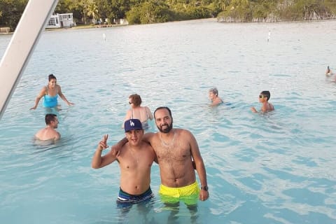 The Best Experience on 7 Colors Lagoon - Bacalar Pontoon Tour from Riviera Maya — photo 13