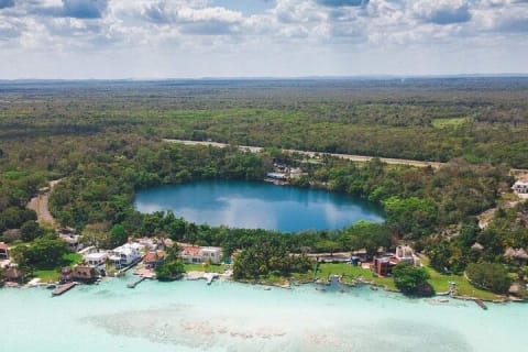 The Best Experience on 7 Colors Lagoon - Bacalar Pontoon Tour from Riviera Maya — photo 11