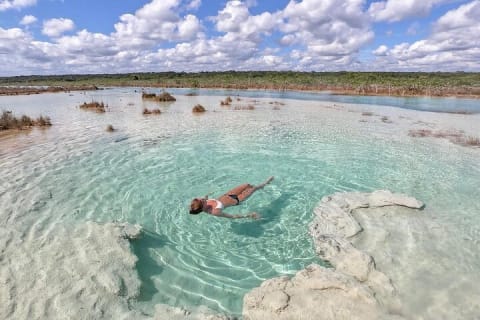 Bacalar Lagoon Seven Colors with Pontoon Ride from Tulum — photo 14