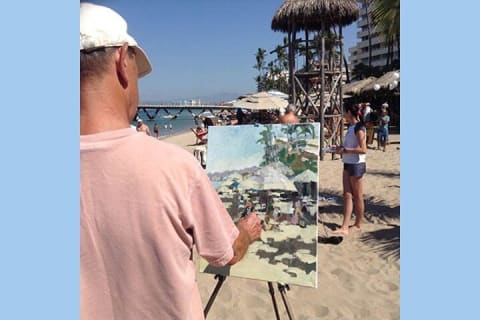 Plein Aire on the Beach — photo 1