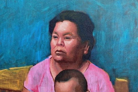 Clase de pintura al óleo — photo 1