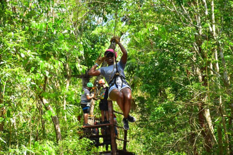 Horseback riding with ATV, zip lines and cenote, lunch and transfer — photo 10