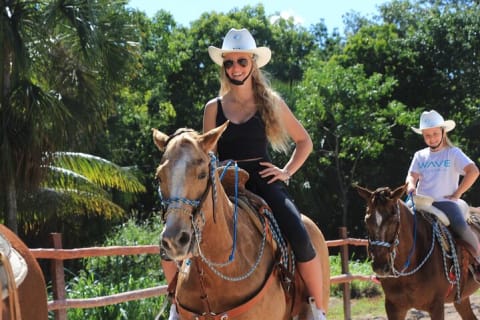 Half Day Horseback Riding Adventure with Cenotes in the Jungle — photo 3