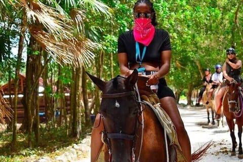 Riviera Maya Horseback Riding Adventure with Zip Lines and Cenote — photo 8