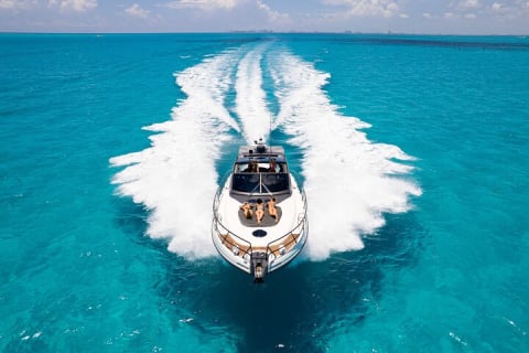 Cancun: 4-Hour All Inclusive Luxury Yacht – 50' Cranchi — photo 9