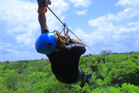 Zipline adventure with bungee swing, sacred cenote and snack — photo 2