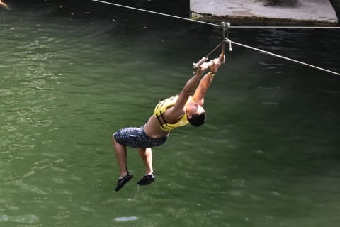 Zipline adventure with bungee swing, sacred cenote and snack — photo 8