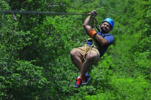 Top Ziplines in Mexico with Cenote, Bungee, snack & transport — photo 3