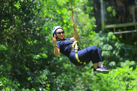 Top Ziplines in Mexico with Cenote, Bungee, snack & transport — photo 1