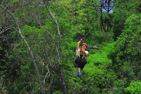 Top Ziplines in Mexico with Cenote, Bungee, snack & transport — photo 7