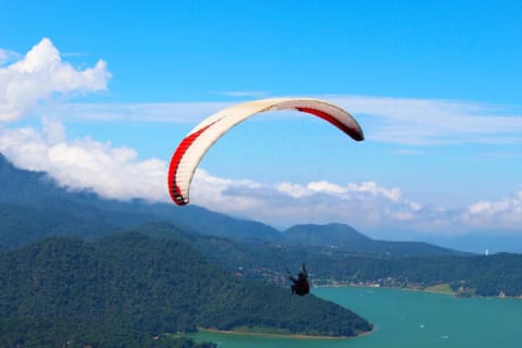 Paragliding flight in Valle de Bravo — photo 3