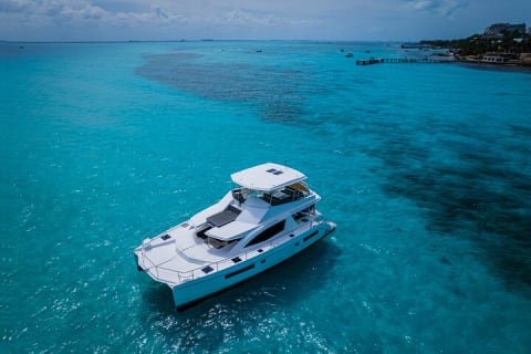 Tulum: Leopard 51′ Yacht with Gourmet Dining & Water Toys — photo 5