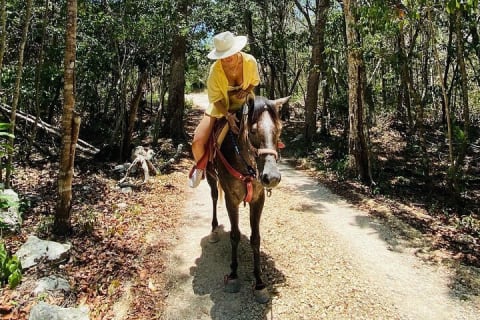Horse Ride to Cenote Mil Columnas — photo 1