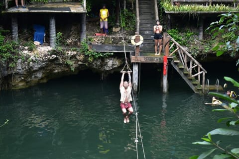 Jungle Zipline adventure with Cenote, Bungee swing and lunch — photo 13