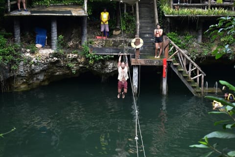 Top Ziplines in Mexico with Cenote, Bungee, snack & transport — photo 12