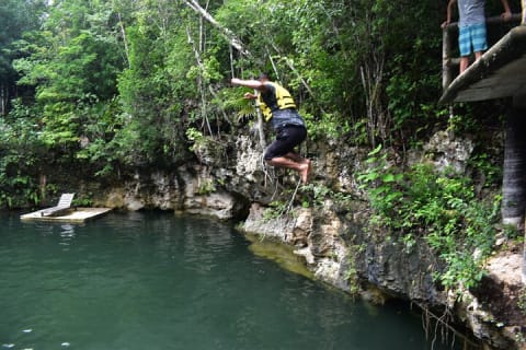 Unforgettable Zipline experience with cenote, snack and transport — photo 6