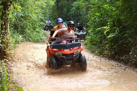 Thrills in Tulum's Jungle: Rappel, Ziplines, ATVs, Cenote & more — photo 4