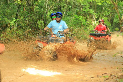 Thrills in Tulum's Jungle: Rappel, Ziplines, ATVs, Cenote & more — photo 5