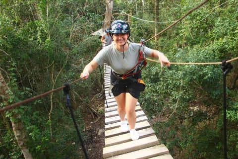 Thrills in Tulum's Jungle: Rappel, Ziplines, ATVs, Cenote & more — photo 8