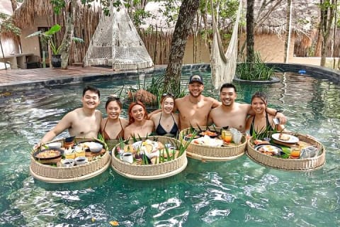 Floating Breakfast+Cavern Tour includes entrance to the cenote-Temazcal — photo 2