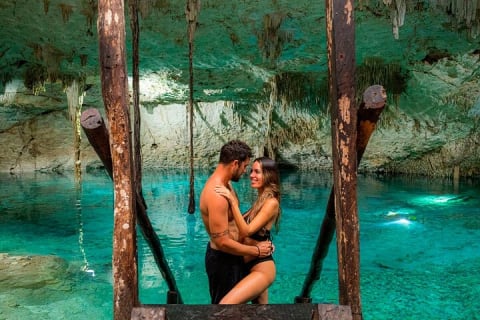 Floating Breakfast+Cavern Tour includes entrance to the cenote-Temazcal — photo 3