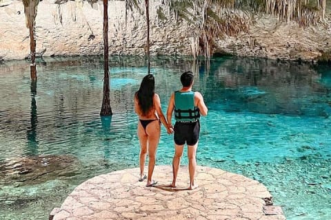 Floating Breakfast+Cavern Tour includes entrance to the cenote-Temazcal — photo 6