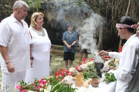 Temazcal Mayan Ritual Tour and Cenote Swim with Yucatecan Dinner — photo 2