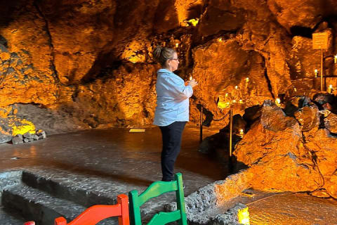 Pyramides de Teotihuacán et restaurant dans une grotte naturelle — photo 14