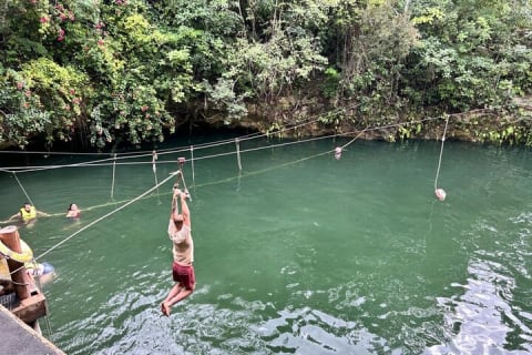 Jungle Adventure from Cancun: Ziplines, Bungee swing and Cenote — photo 4