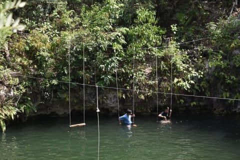 Jungle Adventure from Cancun: Ziplines, Bungee swing and Cenote — photo 12
