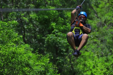 Jungle Zipline Adventure Tour with Cenote swim and Bungee swing — photo 5