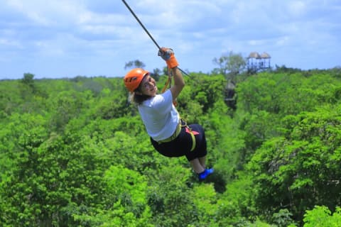 Jungle Zipline Adventure Tour with Cenote swim and Bungee swing — photo 7
