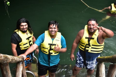 Jungle Zipline Adventure Tour with Cenote swim and Bungee swing — photo 15