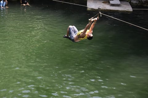 Jungle Zipline Adventure Tour with Cenote swim and Bungee swing — photo 10