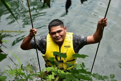 Cenote Jungle Adventure with Zipline circuit, transport & snacks — photo 5
