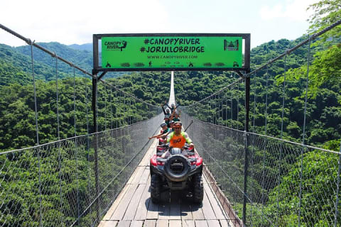 Combo aventure : pont de Jorullo, quad (ATV) et tyrolienne à Puerto Vallarta — photo 4