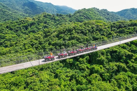 Combo aventure : pont de Jorullo, quad (ATV) et tyrolienne à Puerto Vallarta — photo 7