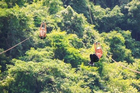 Combo aventure : pont de Jorullo, quad (ATV) et tyrolienne à Puerto Vallarta — photo 8