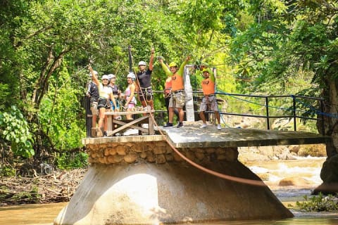 Combo aventure : pont de Jorullo, quad (ATV) et tyrolienne à Puerto Vallarta — photo 15
