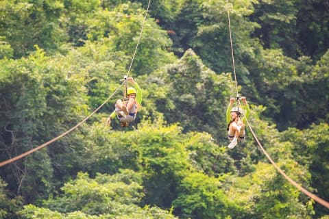 Aventure tyrolienne et pont suspendu à Puerto Vallarta — photo 13