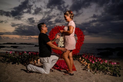 Private Photoshoot Giant Heart with Roses — photo 5