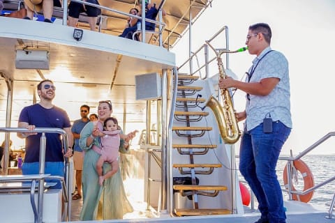 Puerto Vallarta Sunset Catamaran with Open Bar & Saxophone — photo 15