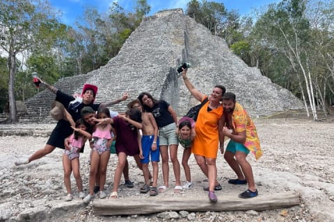 Private Tour Coba ruins Cenote Cavern Mayan Village Lunch — photo 1