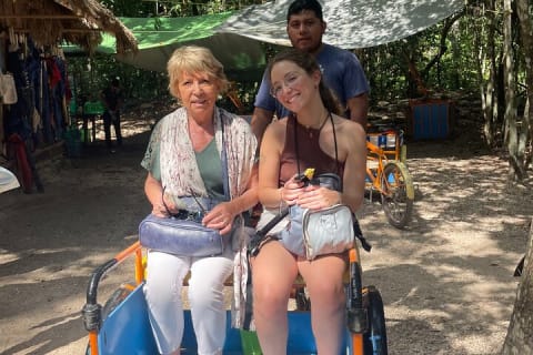 Private Tour Coba ruins Cenote Cavern Mayan Village Lunch — photo 7