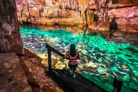 Private Tour Coba ruins Cenote Cavern Mayan Village Lunch — photo 9