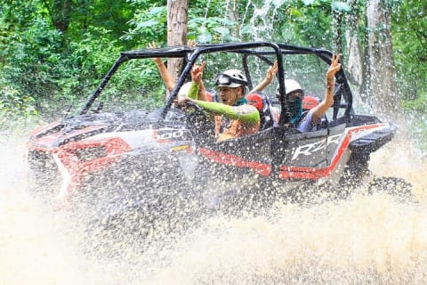 Cruza en RZR o ATV el puente colgante más largo + cascada — photo 4