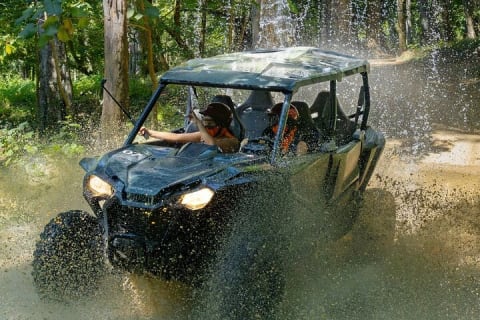 Cruza en RZR o ATV el puente colgante más largo + cascada — photo 10