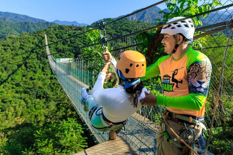 Full Zip Line Tour + Mules + Jorullo Bridge — photo 1