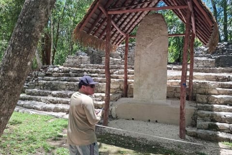 Cobá Archaeological Site, Monkey Habitat + Lunch Private SUV Tour — photo 14